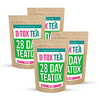D TOX TEA -детокс чай для похудения 56 дней ,в подарок силиконовый заварник