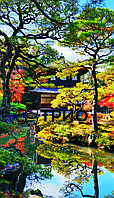 Інфрачервоний настінний обігрівач Японський сад/сад Кіото