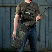 M-Tac рюкзак однолямочний Armadillo Black, фото 6