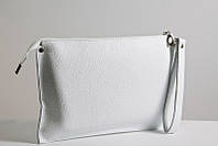 Клатч жіночий шкіряний 01 білий флотар 03010102