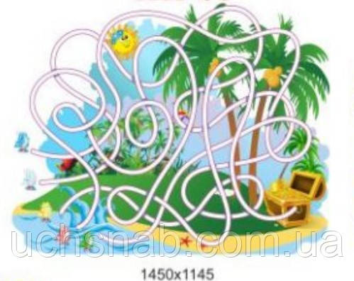 Наліпка - Лабіринт для стіни, фото 1