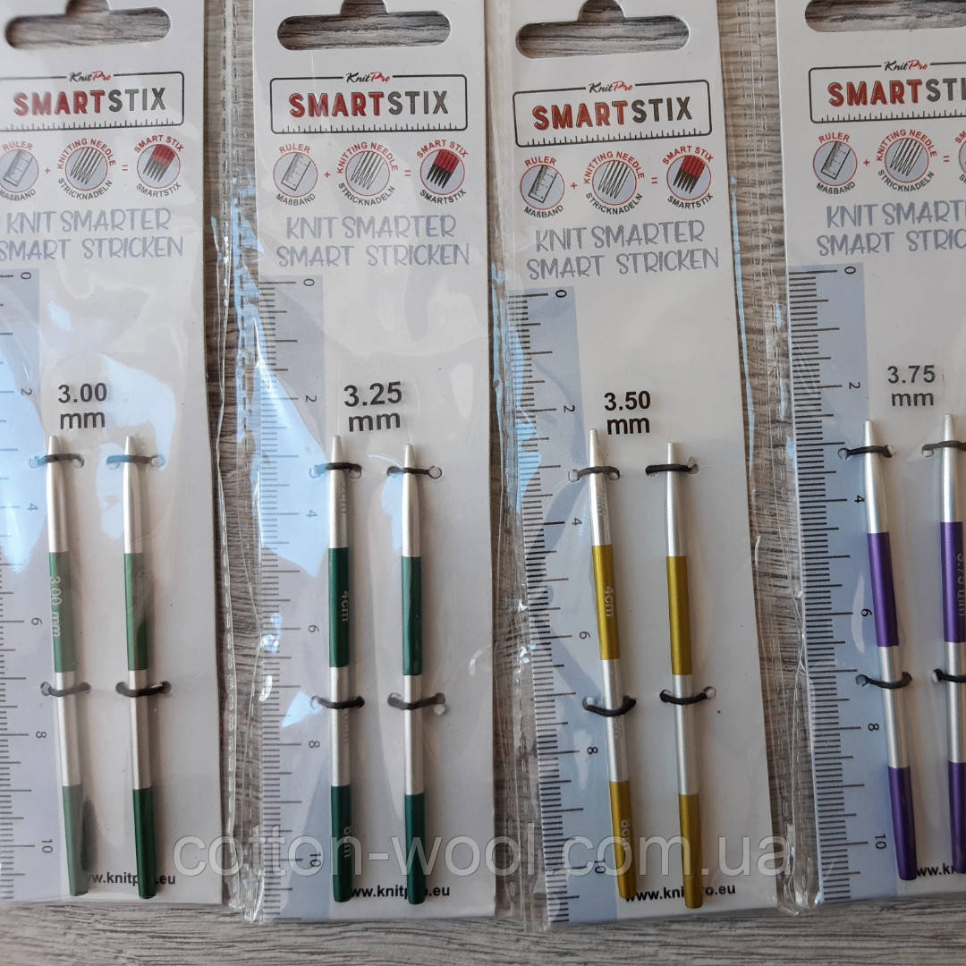 Зйомні укорочені кругові спиці KnitPro SmartStix 6, фото 1