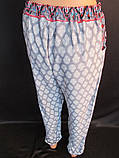 Літні штапельні штани великого розміру., фото 4