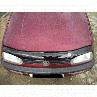 Дефлектор на капот (мухобойки) Volkswagen Golf III 1991-1997