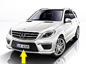 Mercedes ML-Class W166 ML 63 2012-2015 центральна решітка в AMG бампер передній Нова Оригінал
