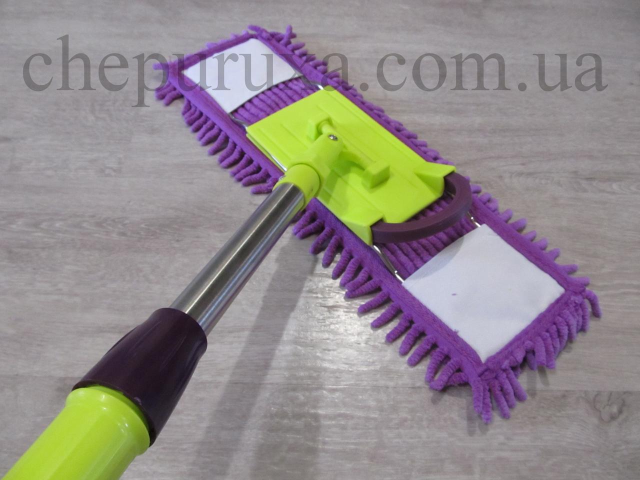 Швабра - натирач з педаллю і насадкою з мікрофібри, ціна 365 грн — Prom ...