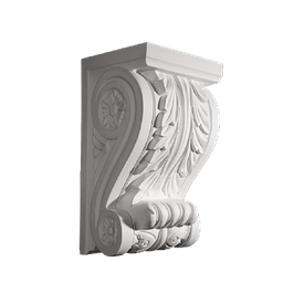 Консоль декоративна з поліуретану (архітектурний кронштейн) (31х18х15)см