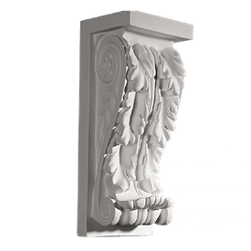 Консоль декоративна з поліуретану (архітектурний кронштейн) (22х9х7)см