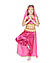 Костюм принцеси Жасмин, східної красуні, малиновий колір, дитячий, карнавальний на свято ранок новий рік, фото 2