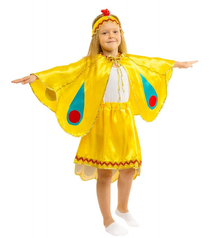 На ранок, виступи костюм Жар-птиці, маскарадний, дитячий, зріст 110-134 см., фото 1