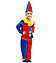 Петрушка дитячий костюм синій з ковпаком, зростання 110-134 див. на карнавал, Новий Рік, фото 2