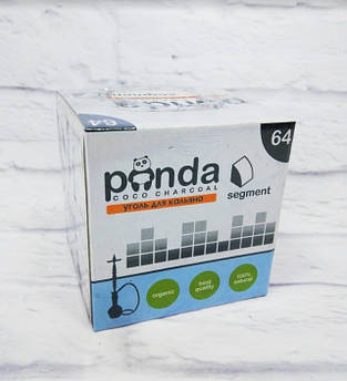 Вугілля Панда Біла 600 грам 64 уголька округлені під калауд