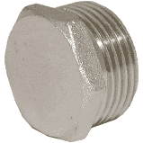 Нікельована заглушка 1 дюйм зовнішня MIRAYA