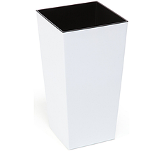 Кашпо для квітів "Финезия", (140*140*260) білий