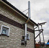 Труба сендвіч для димоходу з неіржавкої сталі Ø 160 / Ø220 Товщина Нерж 0.8 Цинк 0.4, фото 4