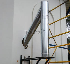 Трійник 45° Ø 80 Товщина цинк. 0.4 мм