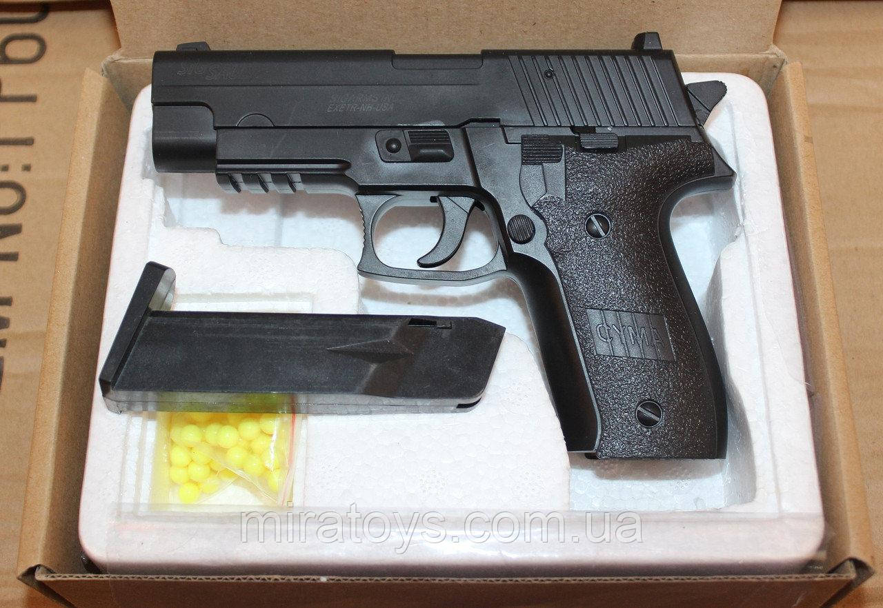 ✅Дитячий металевий пістолет ZM 23 Cyma Зіг Зауер Р226, фото 1