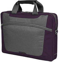 Сумка для ноутбука 16" Sumdex PON-318PL-1 Фіолетова, нейлон/поліестер, 38,7x28,6x6,4 см