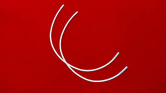 Кісточки для бюстгальтера PET No208 плоскі тип 15