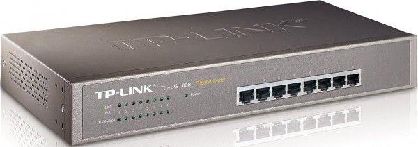 Комутатор TP-LINK TL-SG1008 8 LAN 10/100/1000 Mb, Unmanaged, фото 1
