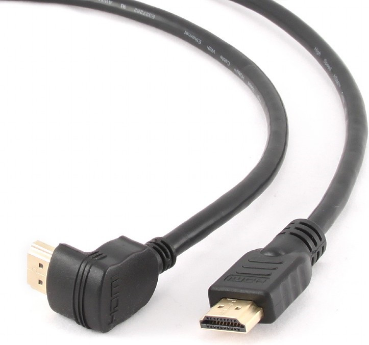 Кабель Cablexpert HDMI — HDMI 1.8 м v1.4 кутова вилка (CC-HDMI490-6), фото 1