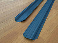 Штахетник металевий  Синій Україна двосторонній рал 5005 глянець 0,45 мм Євроштахетник штахети, фото 2