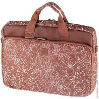 Сумка для ноутбука 16" Continent CC-032 Brownprints Малюнок, нейлон/поліестер, 38 x 27,5 x 4 см