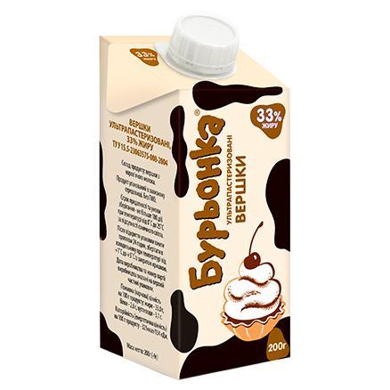 СЛИВКИ БУРЕНКА 200 ГР. 33%