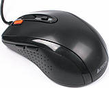 Миша A4Tech N-70FX-1 USB black, фото 3