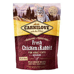 Сухий корм Carnilove Cat Fresh Chicken & Rabbit Gourmand (для дорослих кішок, курка+кролик)