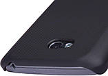 Чехол Nillkin Super Frosted Shield Case LG L80 Dual D380 black + пленка, фото 4