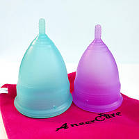 Менструальні чаші 2 шт з мішечком для зберігання