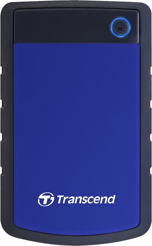 Зовнішній жорсткий диск 1 TB Transcend StoreJet 25H3B 2.5" USB 3.0 (TS1TSJ25H3B), фото 1