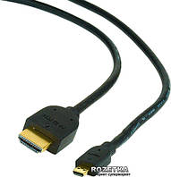 Кабель 4,5м Cablеxpert (CC-HDMID-15) V.1.3, HDMI папа/ micro-папа (D-тип), з позолоченими коннектора