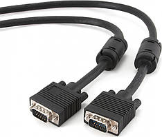 Кабель Cablеxpert VGA - VGA HD15M/HD15M 15m 2 ferrits (CC-PPVGA-15M-B)