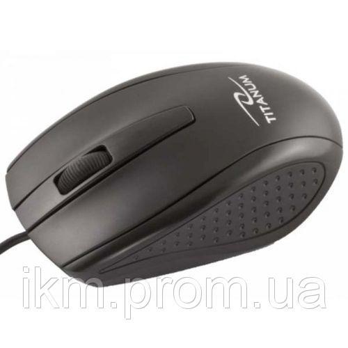 Миша Esperanza Titanum TM110K Black OPTiC, USB, 1 Wheel, 1000cpi, фото 1