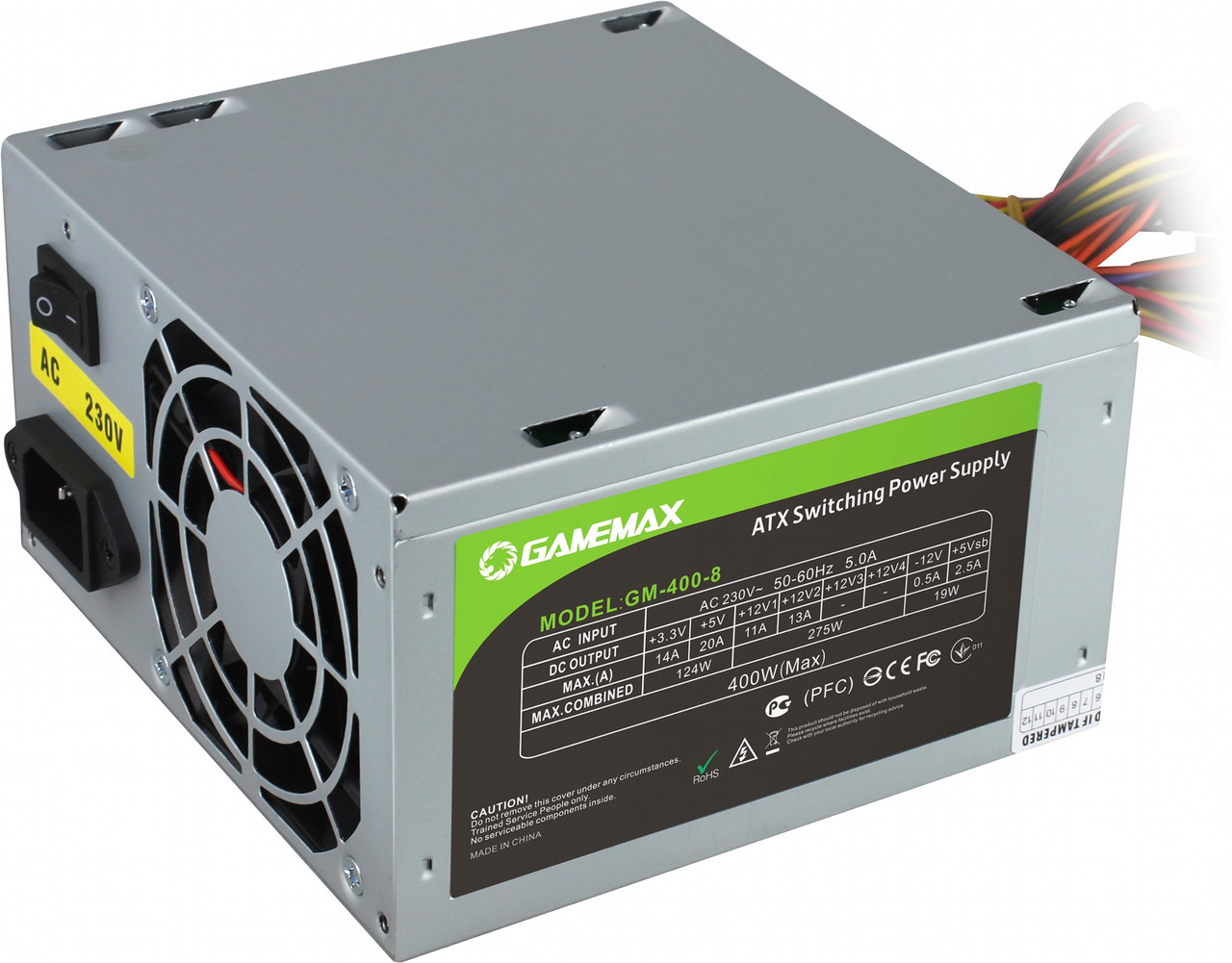 Блок живлення GameMax GM-400-8CM 400W, фото 1