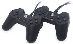 Геймпад подвійний Gembird JPD-UB2-01 USB black