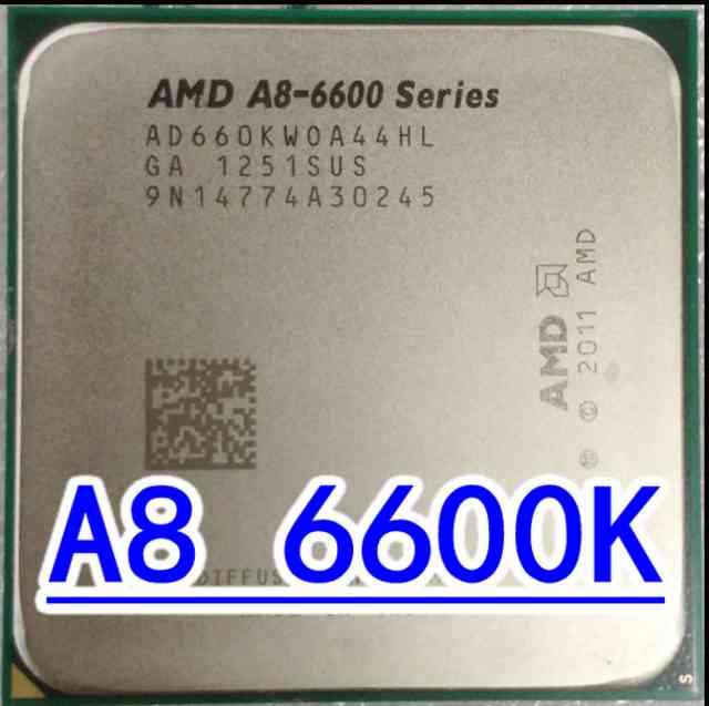 ТОПОВИЙ Проц AMD sFM2 ATHLON A8-6600K - 4 ЯДРА по 3.9 Ghz (TurboBOOST 4.2GHZ) Кожне AD660KWOA44HL FM2, фото 1