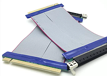 Райзер гнучкий шлейф для відеокарти PCI-E 16 -16 перехідник подовжувач