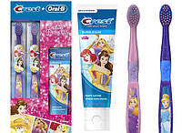 1, Набор из двух зубных щеток Oral-B и зубной пасты Crest (США) Disney Princess Oral-B and Crest Toothpaste