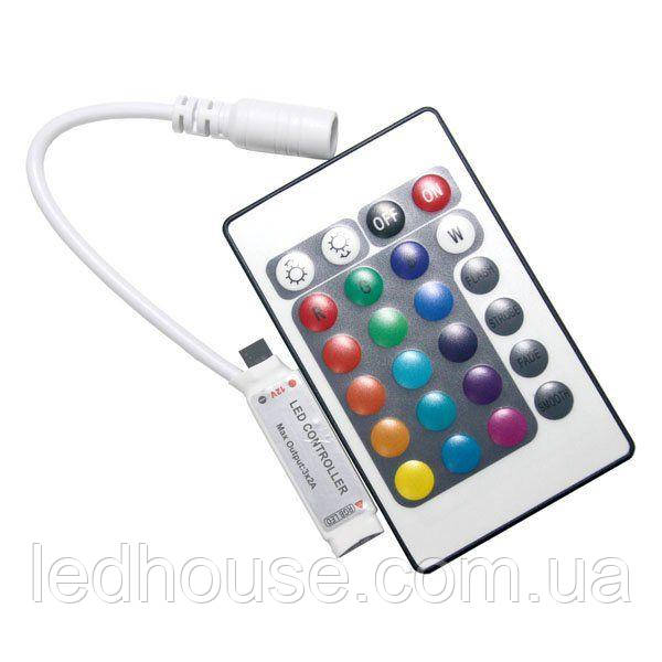 Контролер RGB OEM 6А-IR-24-MINI кнопки