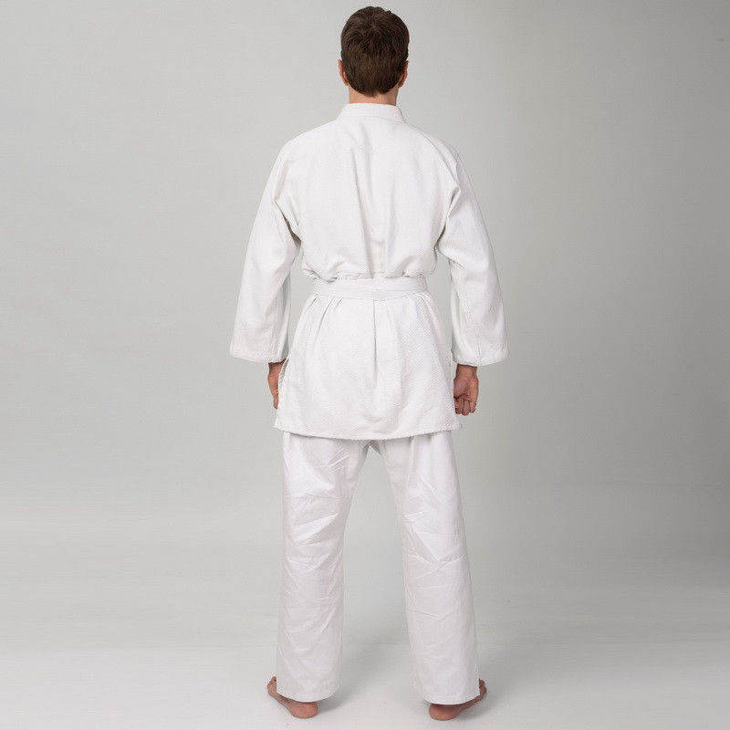 Кимоно для дзюдо белое Matsa 0013, хлопок: размер 110-200см - фото 3 - id-p521655971