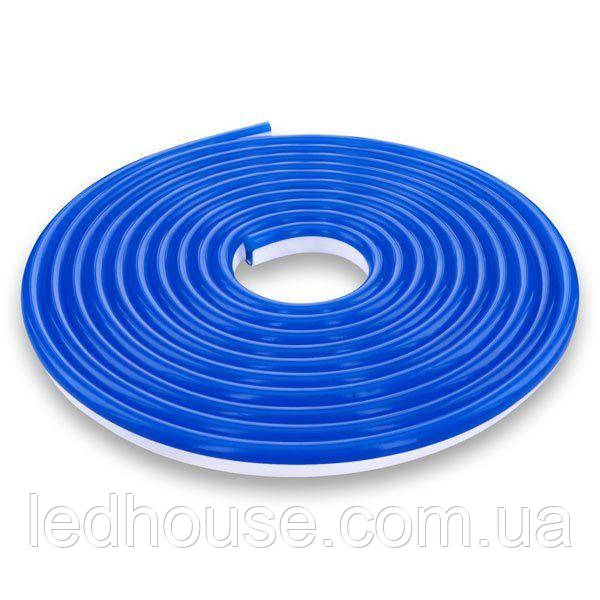 Світлодіодна стрічка NEON 12 В 2835-120 B IP67 синій, герметична, 1 м
