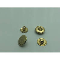 Кнопка метал 15мм Альфа золото (720 шт)