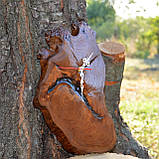 Настінний дерев'яний кварцовий годинник, авторська ручна робота в стилі loft, фото 6