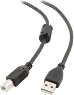 Кабель Maxxter USB 2.0 AM/BM 1.8m ferrit (UF-AMBM-6)