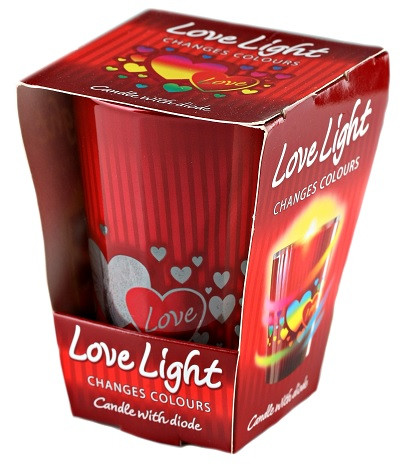 Свічка ароматизована Bartek Love Light11 см (5907602694826)