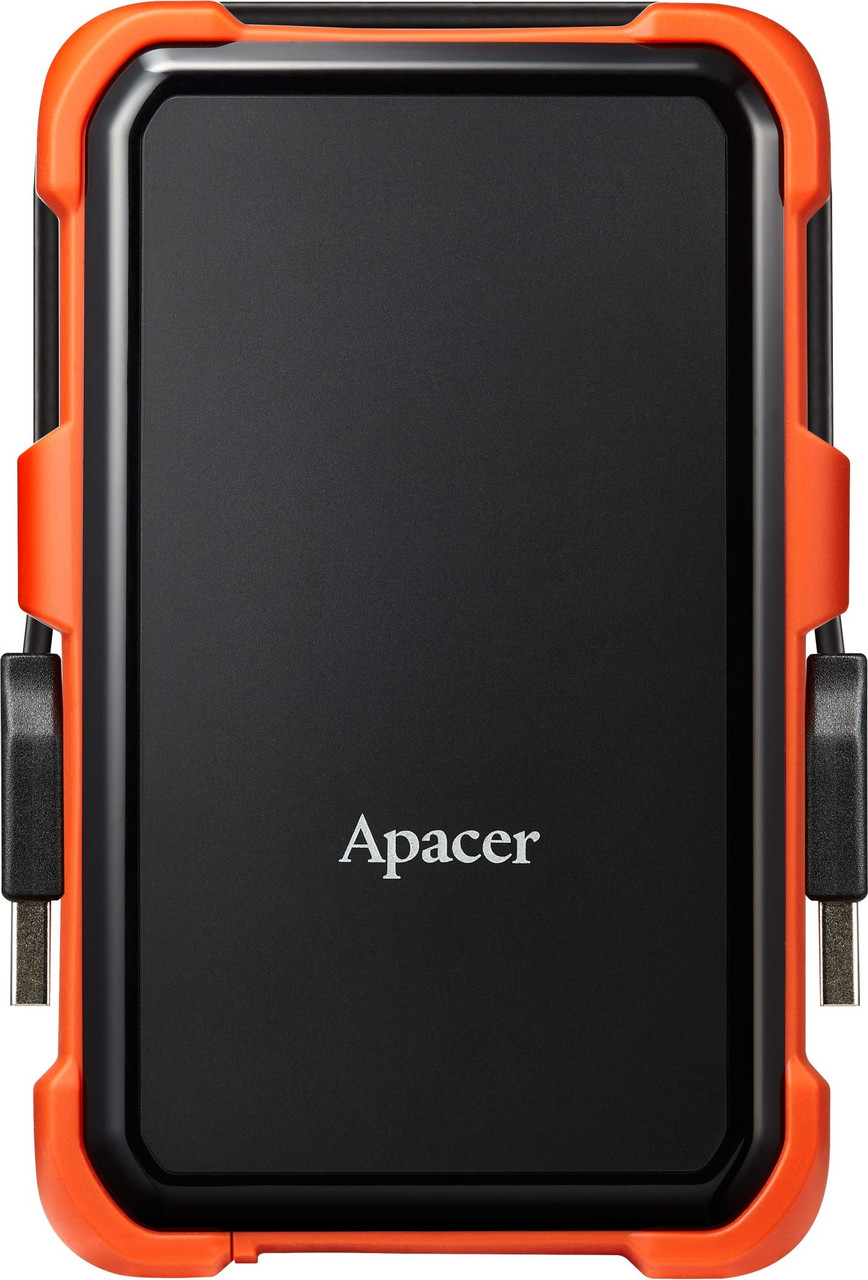 Зовнішній жорсткий диск 1 TB Apacer AC630 2.5" USB 3.1 black/orange (AP1TBAC630T-1)