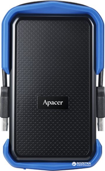 Зовнішній жорсткий диск 2 TB Apacer AC631 2.5" USB 3.1 blue (AP2TBAC631U-1)
